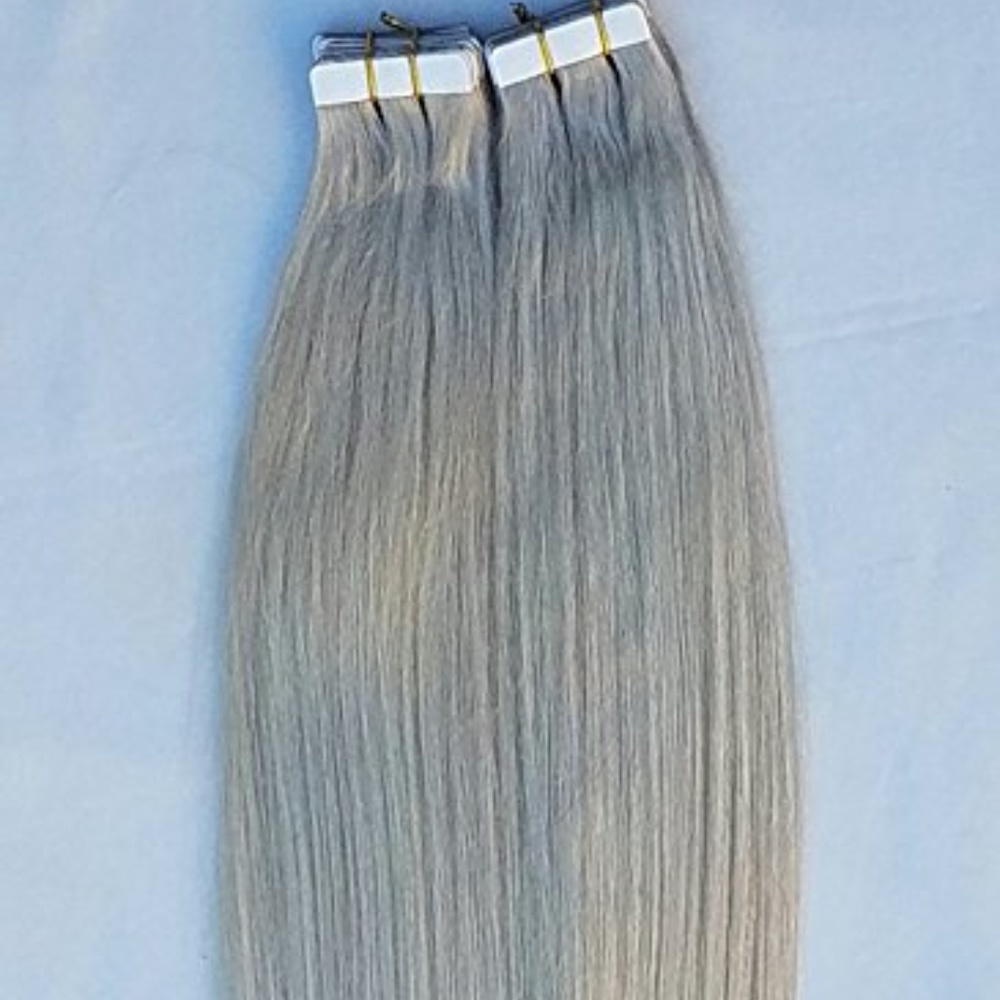 20" Human Tape In Hair Extensions LIGHT ASH BLONDE - Picture 2 of 2